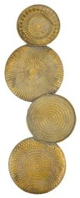Kovová dekorácia na stenu Evie 78x28 cm