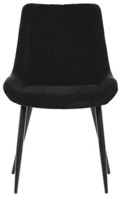 Autronic -  Jedálenská stolička DCL-218 BK2 čierna látka, čierny kov
