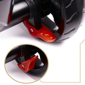 KIK Trojkolka TRIKE FIX LITE, 1-5 rokov, netlakové kolesá, otočné sedadlo, námornícka modrá