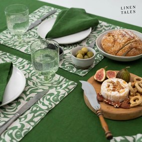 Ľanové prestieranie 35x45 cm Evergreen Damask – Linen Tales