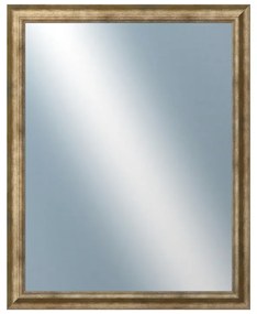 DANTIK - Zrkadlo v rámu, rozmer s rámom 40x50 cm z lišty TRITON biely bronz (2140)
