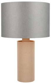 Sivo-béžová stolová lampa (výška 48 cm) Canio – Trio