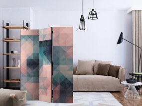 Artgeist Paraván - Pixels (Green and Pink) [Room Dividers]
