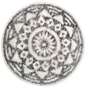 HK living Kúpelňová predložka Round Black 60 cm