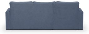Rozkládací rohová sedací souprava FELIX Modrá