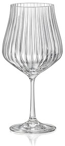 Bohemia Crystal Poháre na červené víno Tulipa Optic 600ml (set po 6ks)