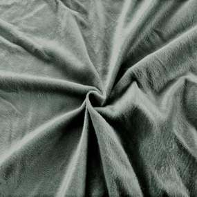 Dekorstudio Prestieradlo s gumičkou - mikroplyš - sivé PRZG10 Rozmer plachty: 160x200cm