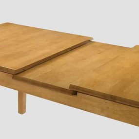 Jedálenský stôl AVELLA z kaučukovníkového dreva, rozkladací 718540