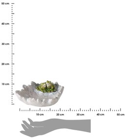 BOLTZE Napájadlo pre vtáky Dimona2, 10,4x21,3 cm, keramika, sivá