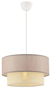 Asir Závesný luster ECHO na lanku 1xE27/60W/230V béžová/krémová 390FLH2516