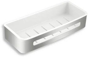 Novaservis Yacore polička biela/chróm 65568.4