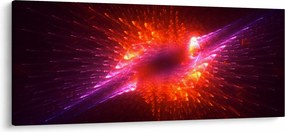 Obraz modernej tŕnistej abstrakcie (120x50 cm)
