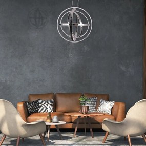 Závesné LED svietidlo Copernicus, 5x LED 260w, 3000k, ch