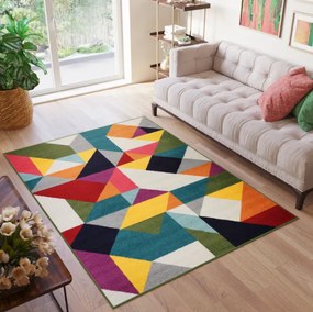 Dizajnový koberec s farebným vzorom Salsa Šírka: 80 cm | Dĺžka: 150 cm