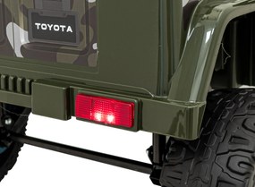 Ramiz Elektrické autíčko Toyota FJ Cruiser maskáčové + ovládač + pohon 4x4 + LED a audio + EVA kolesá + plynulý rozjazd