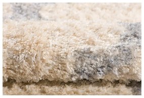 Kusový koberec shaggy Deniz krémový 80x150cm
