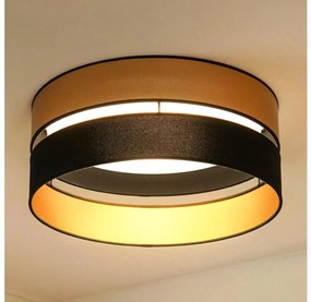 Brilagi - LED Stropné svietidlo ROYAL LED/24W/230V pr. 45 cm čierna/zlatá