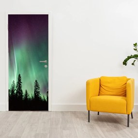 Fototapeta na dvere - Polárna žiara (95x205cm)