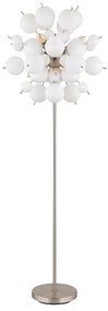 Globo 15633SO - Stojacia lampa UDO 6xE14/25W/230V biela