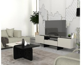 TV stolík/skrinka Ronda TV (čierna piesková). Vlastná spoľahlivá doprava až k Vám domov. 1108182