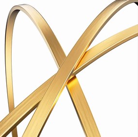 Erga Round, okrúhle zrkadlo 70cm, zlatý rám, ERG-V01-ROUND-7070-GD