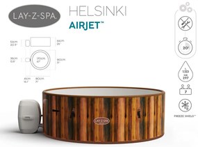 Bestway Jacuzzi Lay-Z-Spa Helsinki 5-7 osôb 60025