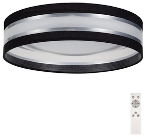 Belis LED Stmievateľné stropné svietidlo SMART CORAL LED/24W/230V čierna/strieborná + DO BE0519