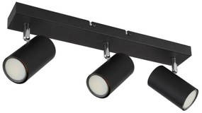 Globo 57911-3B - Bodové svietidlo ROBBY 3xGU10/35W/230V čierna