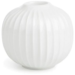 Biely porcelánový svietnik Kähler Design Hammershoi, ⌀ 7,5 cm