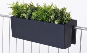 Balkónový hrantík BALKONA CLASSIC, sklolaminát, šírka 60 cm, antracit