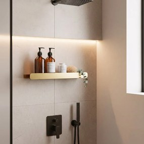 Rea Rea, kúpeľňová polica 45cm, SF03, zlatá matná, REA-06007