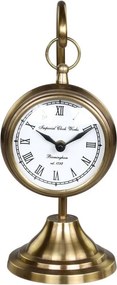 Mosadzné antik závesné stolné hodiny Clock Works - 11 * 30 cm / 1 * AA
