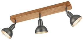 Bodové svietidlo v tmavosivo-prírodnej farbe 11x58 cm Delhi – Trio