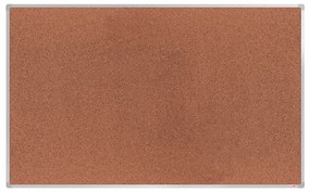 Korková nástenka boardOK v hliníkovom ráme, 2000 x 1200 mm, eloxovaný rám