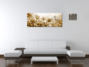 Gario Obraz s hodinami Kvetnatá krása Rozmery: 40 x 40 cm