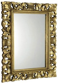 Sapho Sapho, SCULE zrkadlo v ráme, 70x100cm, zlatá Antique, IN163