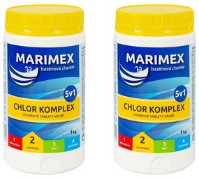 Marimex | Marimex Chlor Komplex 5v1 1,0kg - sada 2 ks | 19900030