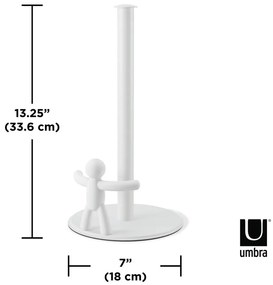 Oceľový držiak na kuchynské utierky ø 19 cm Buddy – Umbra