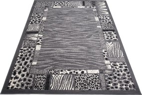 TA Koberec J316A TMAVO SIVÁ LACNÁ PP CRM Rozmer: 160x230 cm