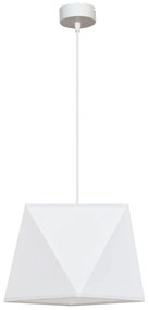 Light Home Závesné svietidlo DIAMOND, 1x textilné tienidlo (výber z 5 farieb), (výber z 2 farieb konštrukcie)