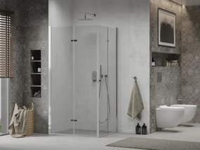 Mexen Lima DUO sprchovací kút 80x70 cm, priehľadný, chróm, 856-080-070-02-00