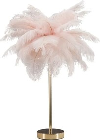 Stolná lampa Palm 55 cm ružová