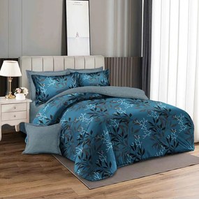 Bavlnené posteľné obliečky 7-dielne leafs R3001