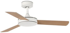 FARO 33603DC - Stropný ventilátor MINI MALLORCA S hnedá/biela pr. 106 cm + DO