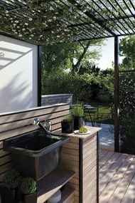 Kuchinox Rosso, stojanková drezová batéria s výsuvným výtokom, chrómová, LAV-BKR_069D