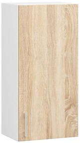 Kuchynská zostava 240 cm Lula TYP2 C (biela + dub sonoma). Akcia -21%. Vlastná spoľahlivá doprava až k Vám domov. 1128854