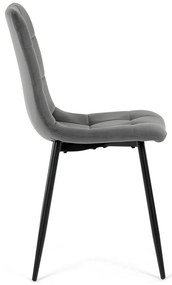 Súprava jedálenských stoličiek CT-281 GREY4, 4 ks
