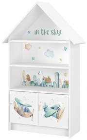 Detský domčekový úložný regál DO NEBES