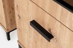 Obývacia stena REVO, dub artisan