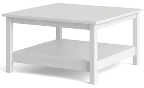 Biely konferenčný stolík 81x81 cm Madrid - Tvilum